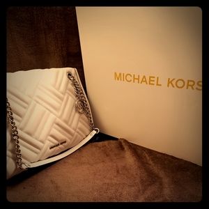 Michael Kors Kathy Large Quilted Leather Satchel